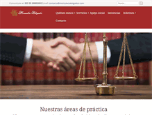 Tablet Screenshot of monzalvoabogados.com